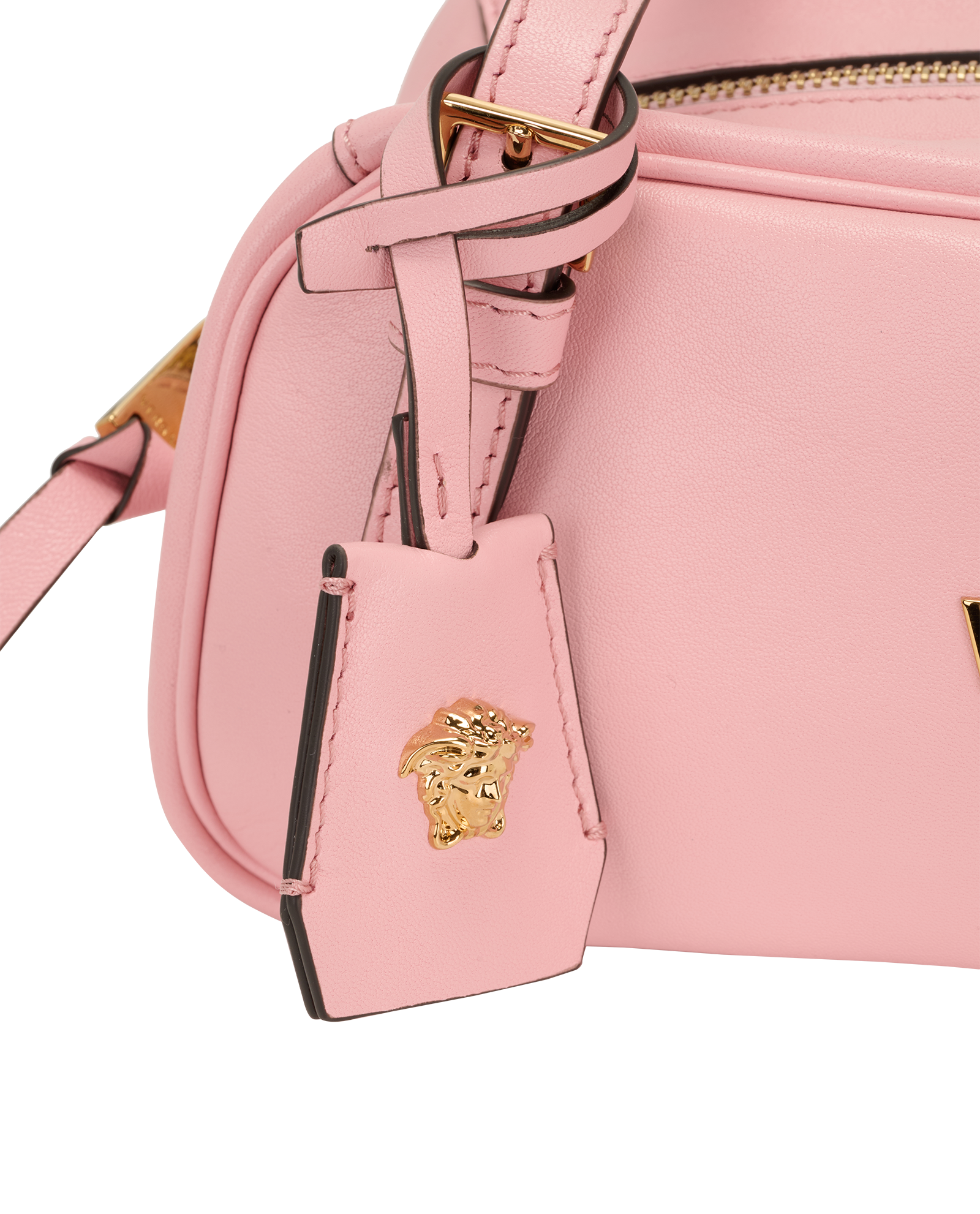 Bowling Bag, &pound;450, Handbags, Pink, Leather, Other view